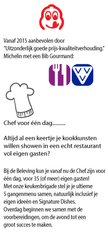 genieten bij restaurant de Beleving